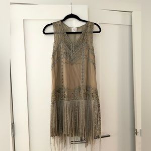 NWOT Gatsby-Style Parker Beaded Shift Dress